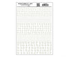 Woodland Scenics 0708 No. Roman R.r. - White Decals