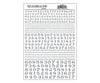 Woodland Scenics 0712 No. Roman R.r. - Silver Decals