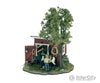 Woodland Scenics 106 Mini - Scene(Tm) Unpainted Metal Kit - - Tack Shed W/Horse Structures