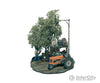 Woodland Scenics 112 Mini - Scene(Tm) Unpainted Metal Kit - - Tractor Pit Stop Other Scenery