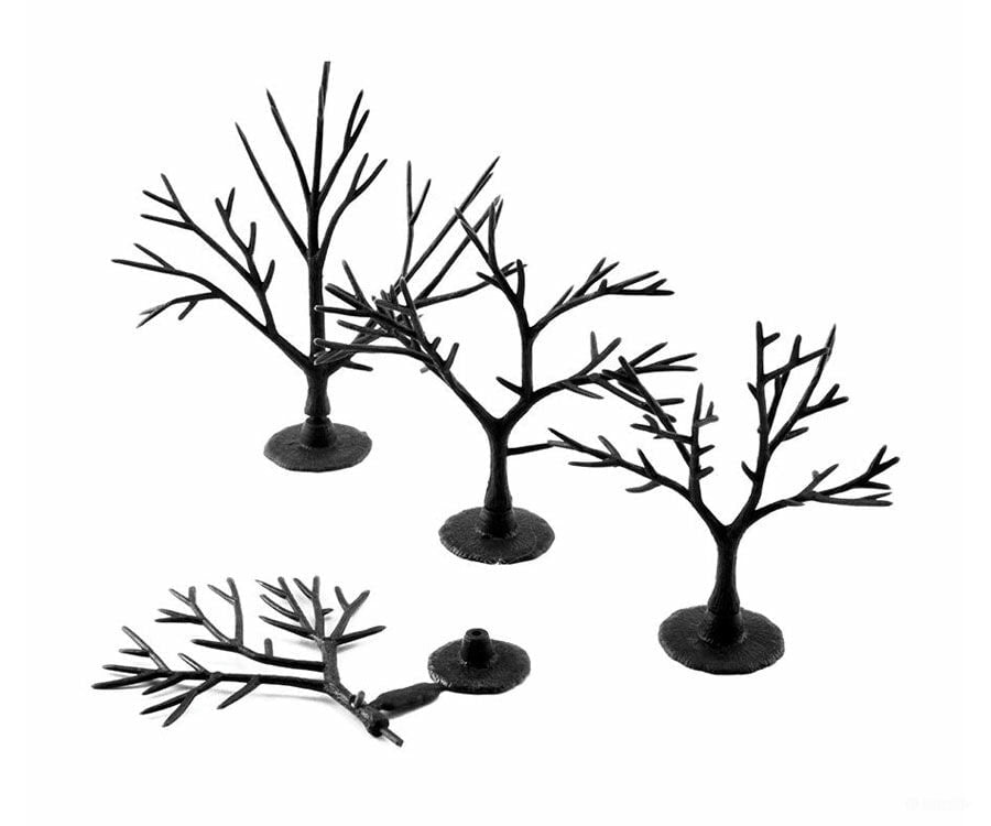 Woodland Scenics 1121 Armature-Deciduou (2’’-3’’) Trees & Vegetation