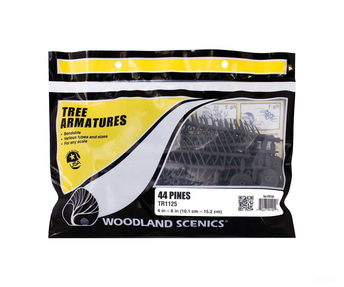 Woodland Scenics 1125 Armature - Pine (4’ - 6’) Trees & Vegetation