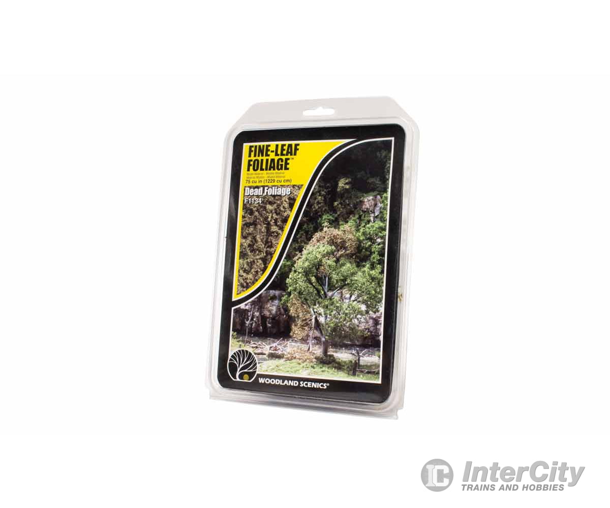 Woodland Scenics 1134 Fine Leaf - Dead (75 Cu.in.) Flock & Turf