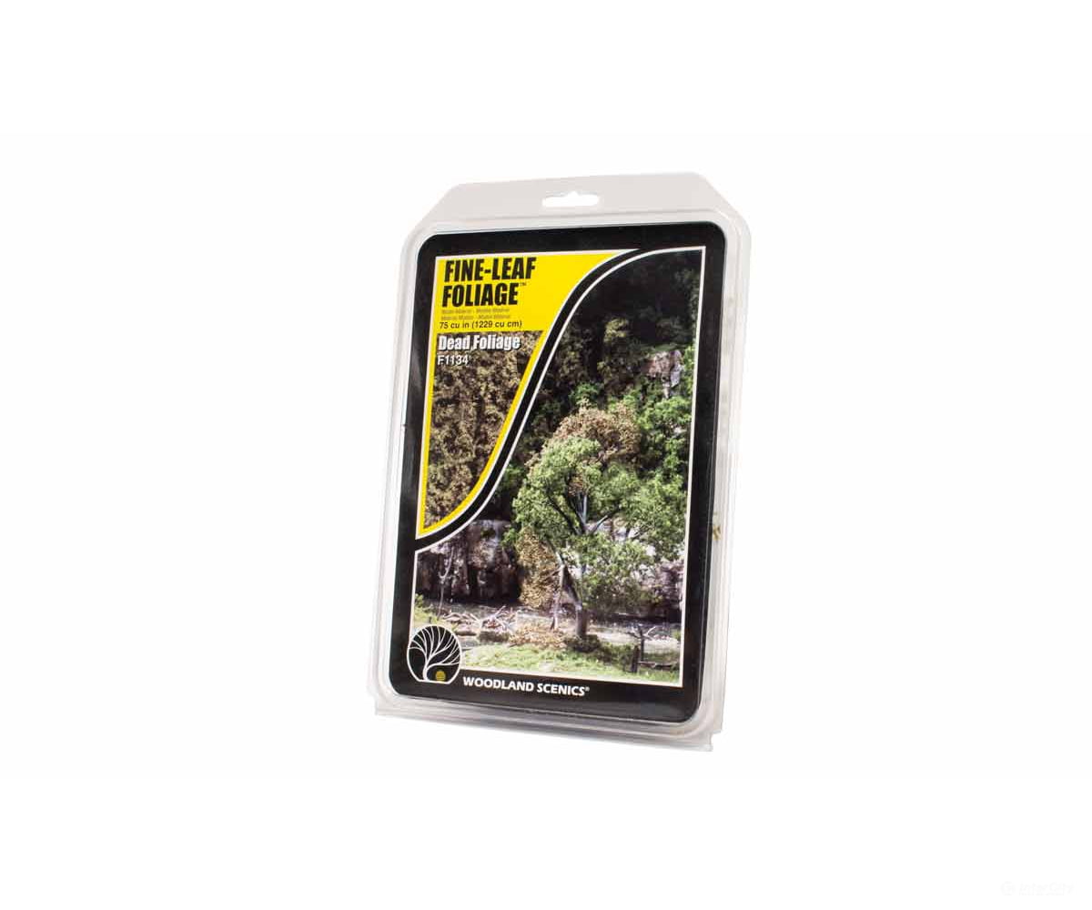 Woodland Scenics 1134 Fine Leaf - Dead (75 Cu.in.) Flock & Turf