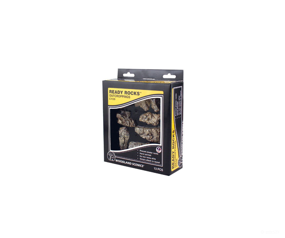 Woodland Scenics 1139 Ready Rocks - Outcropping & Landforms