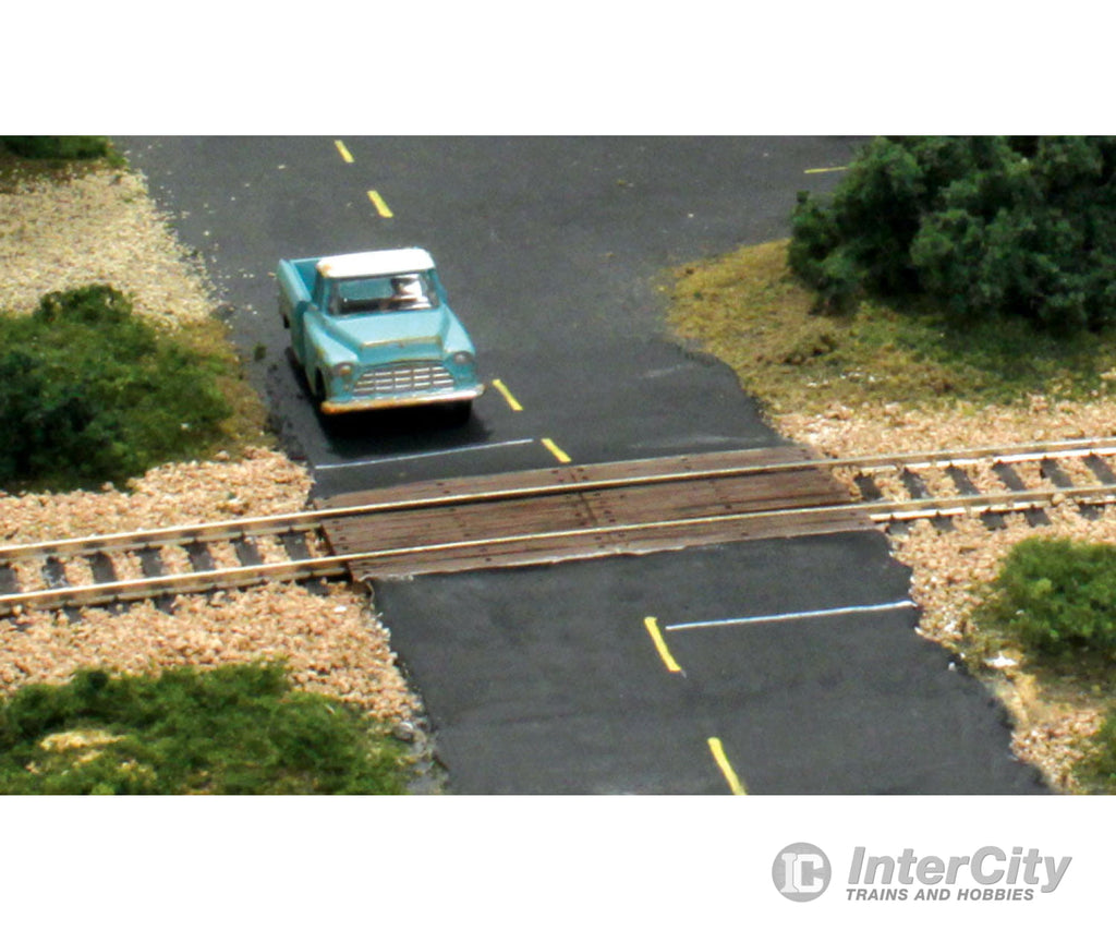 Woodland Scenics 1145 Wood Grade Crossing Pkg(2) Scenery Details