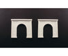 Woodland Scenics 1152 Tunnel Portal Concrete Single (N) (2/Pk) Tunnels & Bridges