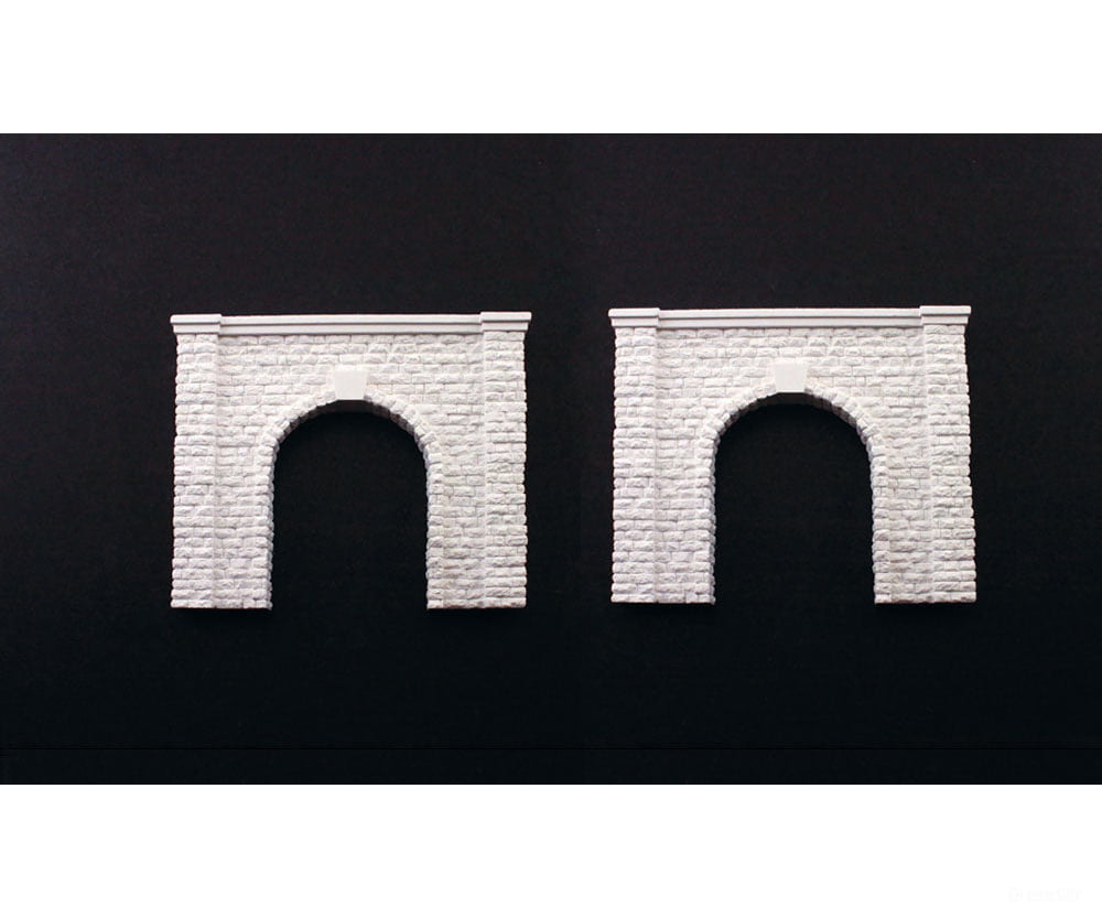 Woodland Scenics 1153 Tunnel Portal - Cut Stone Single (N) (2/Pk) Tunnels & Bridges
