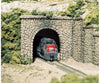 Woodland Scenics 1155 Tunnel Portal Random Stone Single(N) (2/Pk) Tunnels & Bridges
