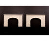 Woodland Scenics 1157 Tunnel Portal - Cut Stone Double (N) (2/Pk) Tunnels & Bridges
