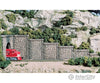 Woodland Scenics 1161 Wall - Random Stone (N) (6/Pk) Tunnels & Bridges