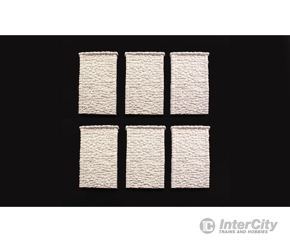 Woodland Scenics 1161 Wall - Random Stone (N) (6/Pk) Tunnels & Bridges