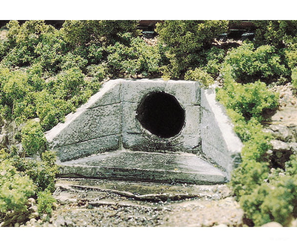 Woodland Scenics 1162 Culvert - Concrete (N) (2/Pk) Tunnels & Bridges