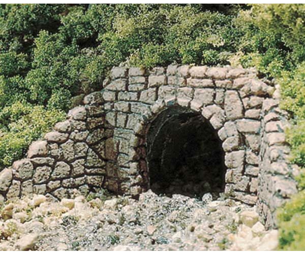 Woodland Scenics 1164 Culvert-Random Stone (N) (2/Pk) Tunnels & Bridges