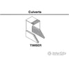 Woodland Scenics 1165 Culverts Pkg(2) (Unpainted Hydrocal(R) Castings) Timber Tunnels & Bridges