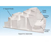 Woodland Scenics 1172 2’ Foam Support Panel 1/16 X 18 24’.2 45.7 61Cm Pkg(2) Landform Building
