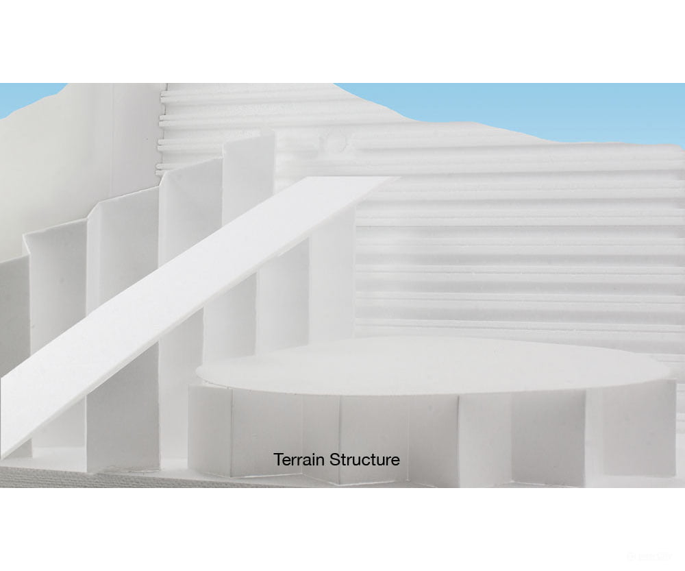Woodland Scenics 1174 1/16’X16’X18’ Modeling Sheets - 8Pcs/Pk Landform Building
