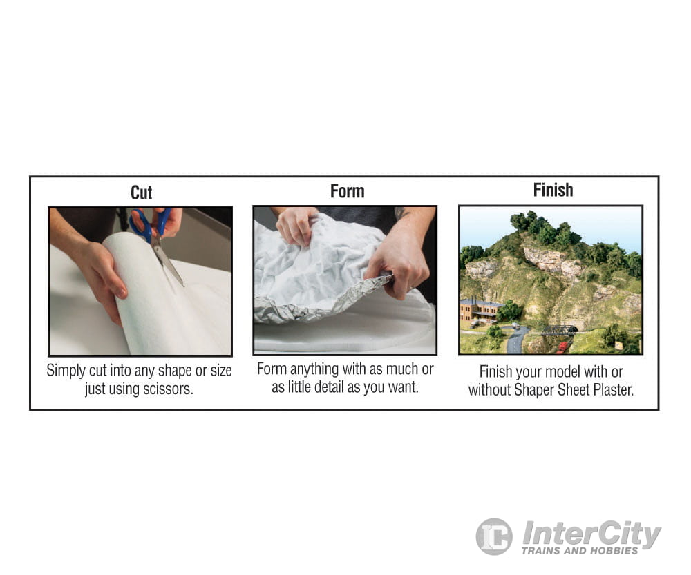 Woodland Scenics 1178 9’X72’ Shaper Sheet Landform Building
