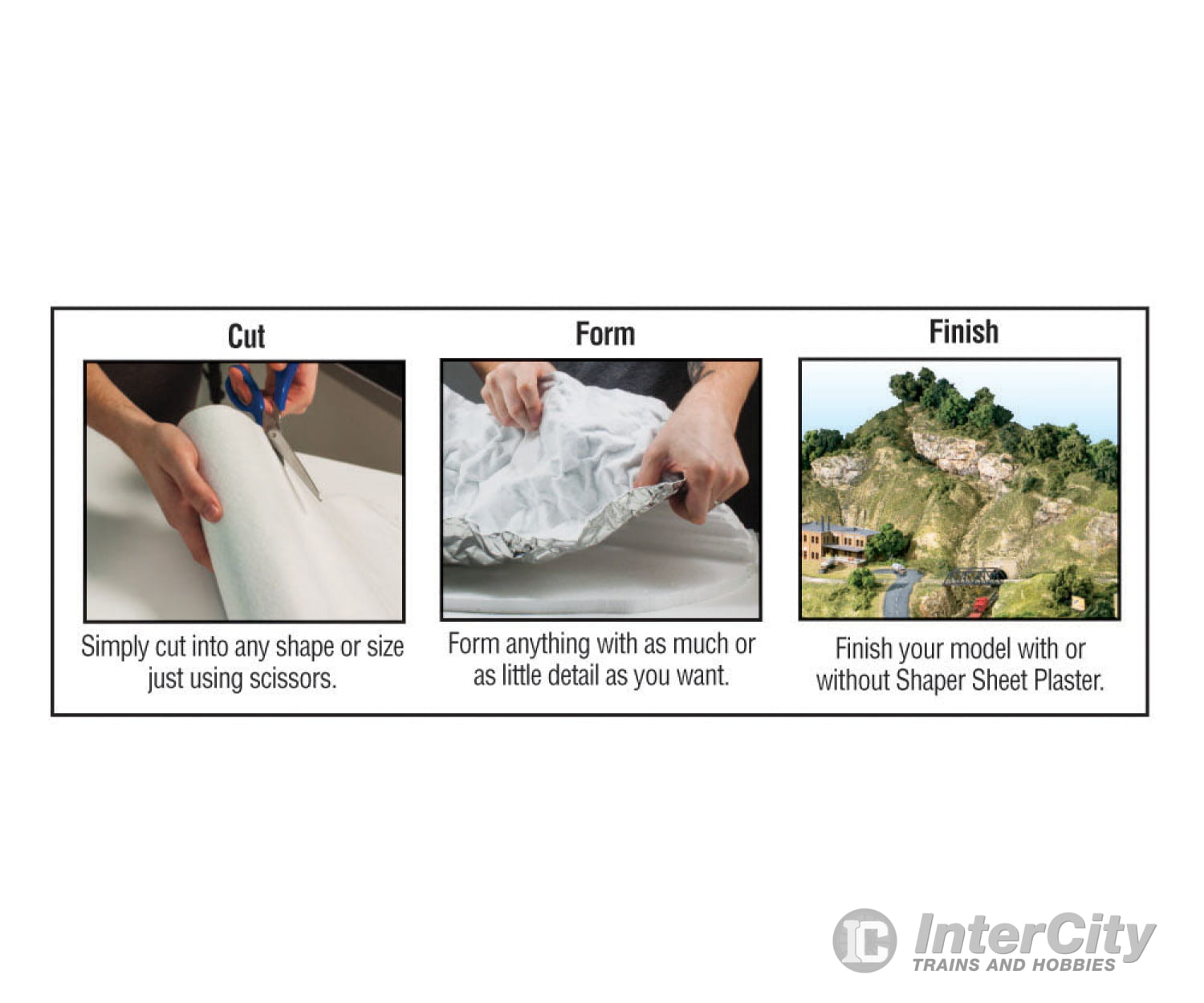 Woodland Scenics 1179 18’X72 Shaper Sheet Landform Building