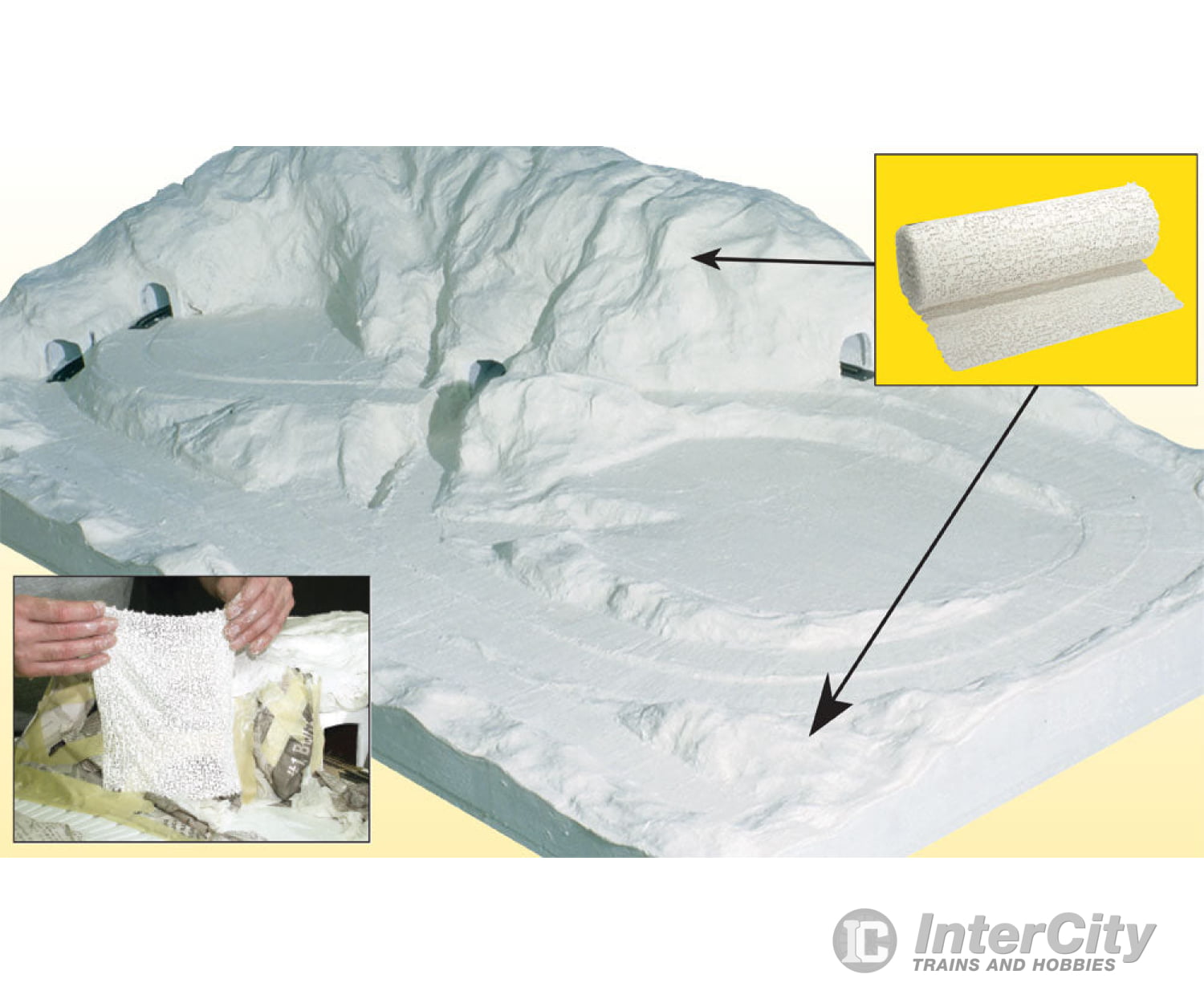 Woodland Scenics 1203 Plaster Cloth (10 Sq.ft.roll) Landform Building