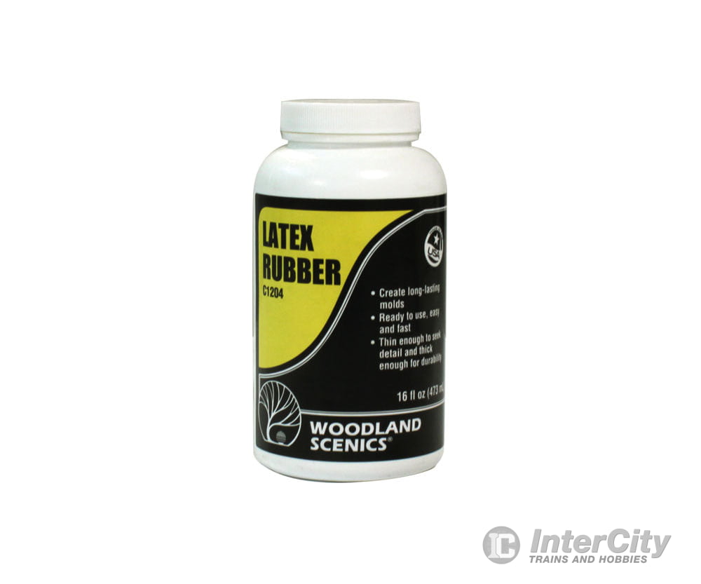 Woodland Scenics 1204 Latex Rubber (16Oz) Glues & Adhesives