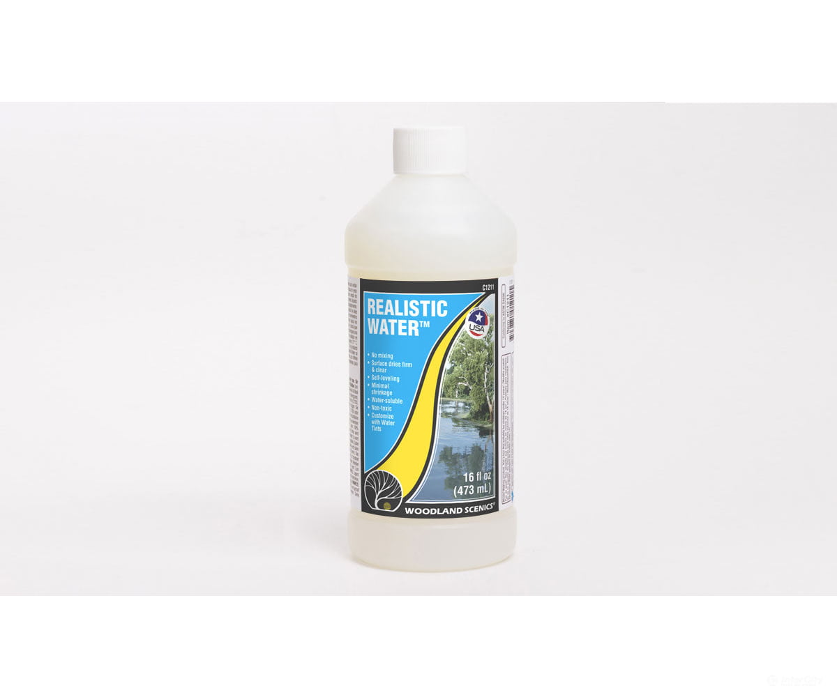Woodland Scenics 1211 Realistic Water (16 Oz) ** Freeze Warning Other Scenery