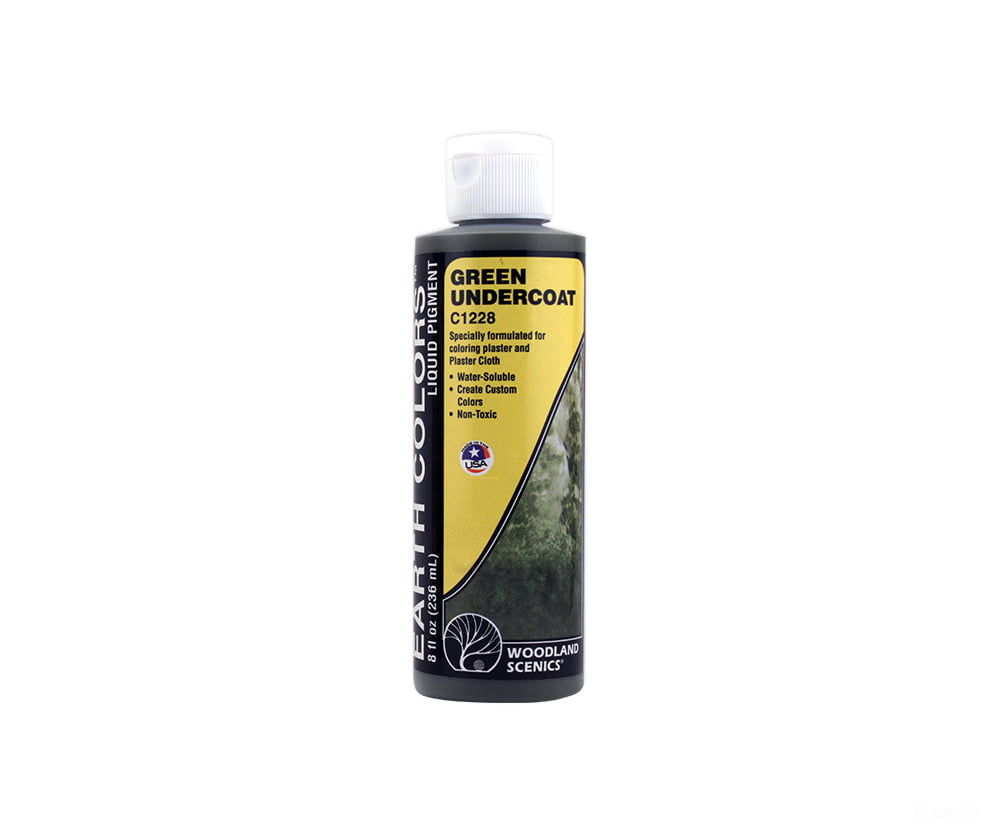 Woodland Scenics 1228 Paint - U/Coat Grn Paint