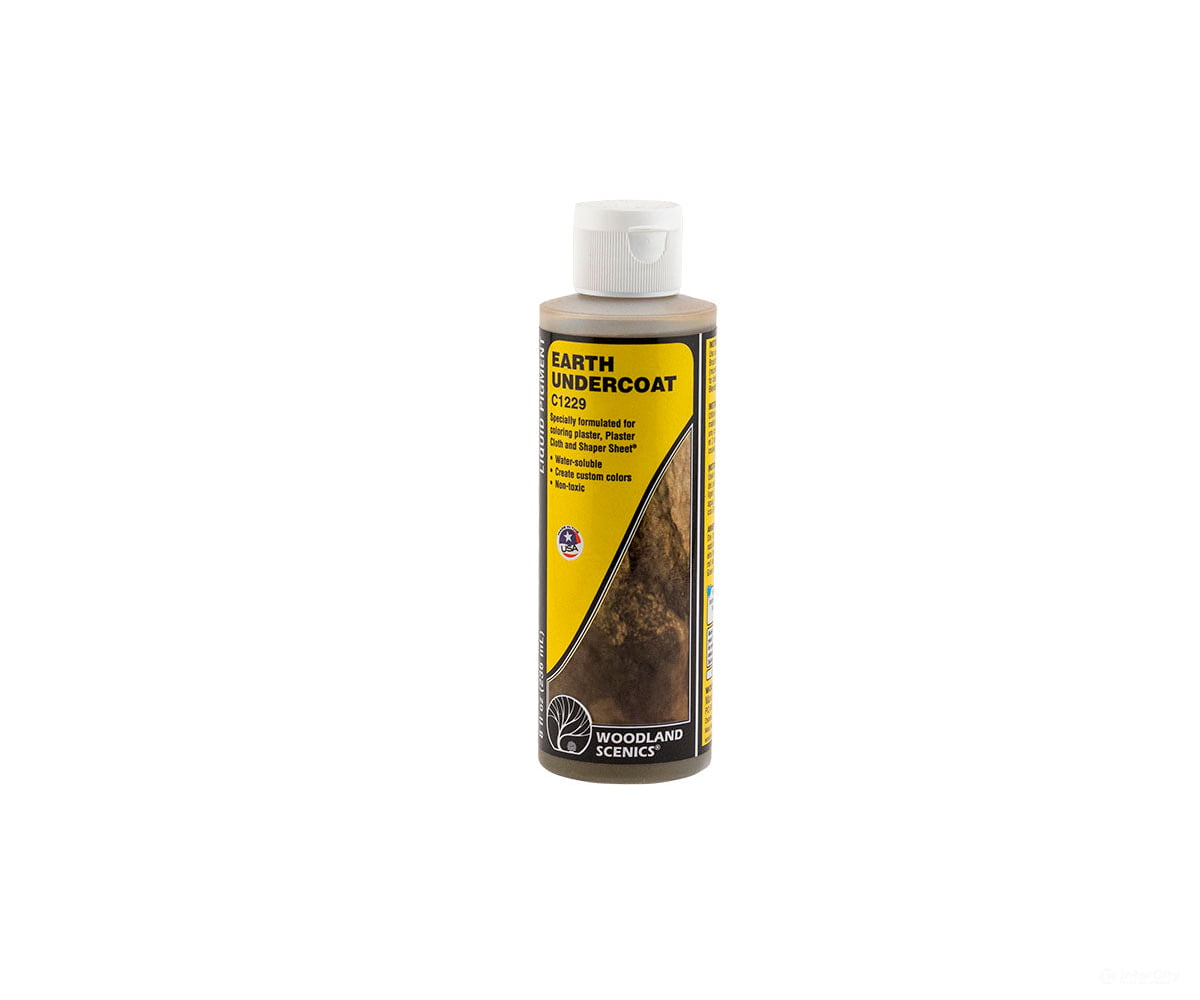 Woodland Scenics 1229 Paint - Undercoat Earth (8 Oz) Paint