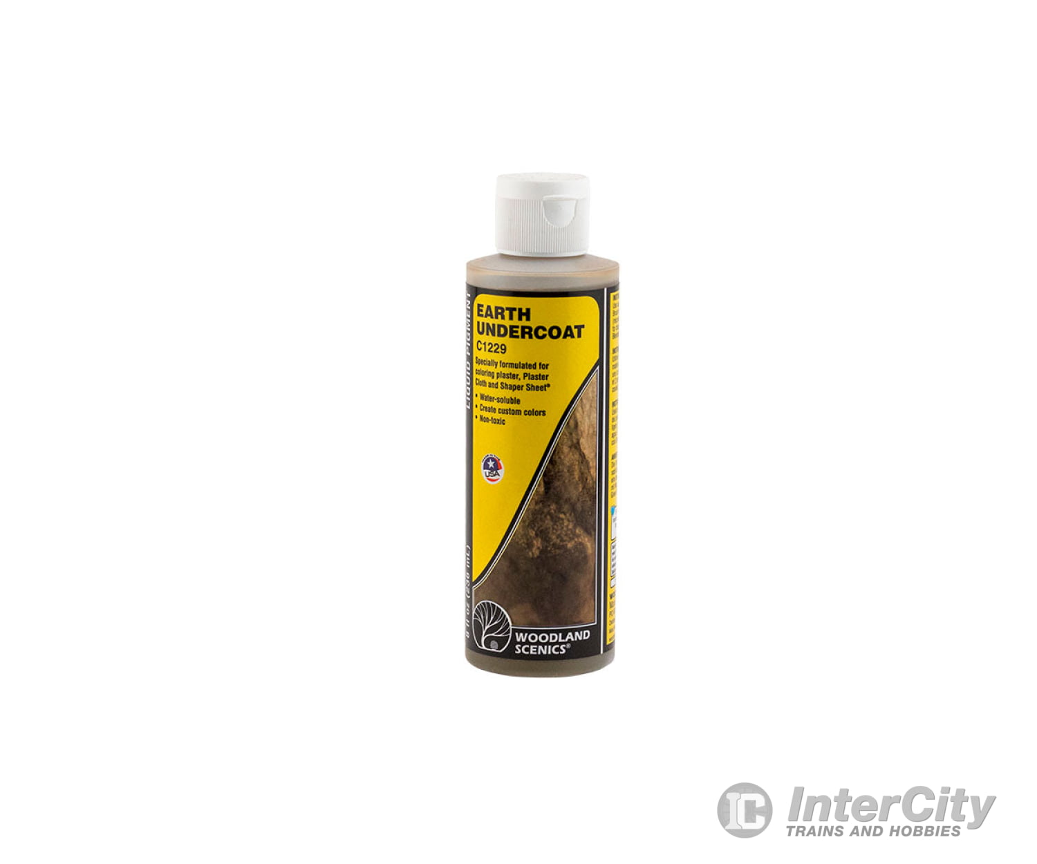 Woodland Scenics 1229 Paint - Undercoat Earth (8 Oz) Paint