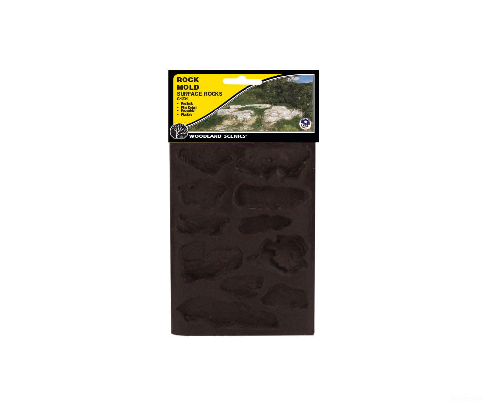 Woodland Scenics 1231 Mold - Surface Rock Rocks & Landforms