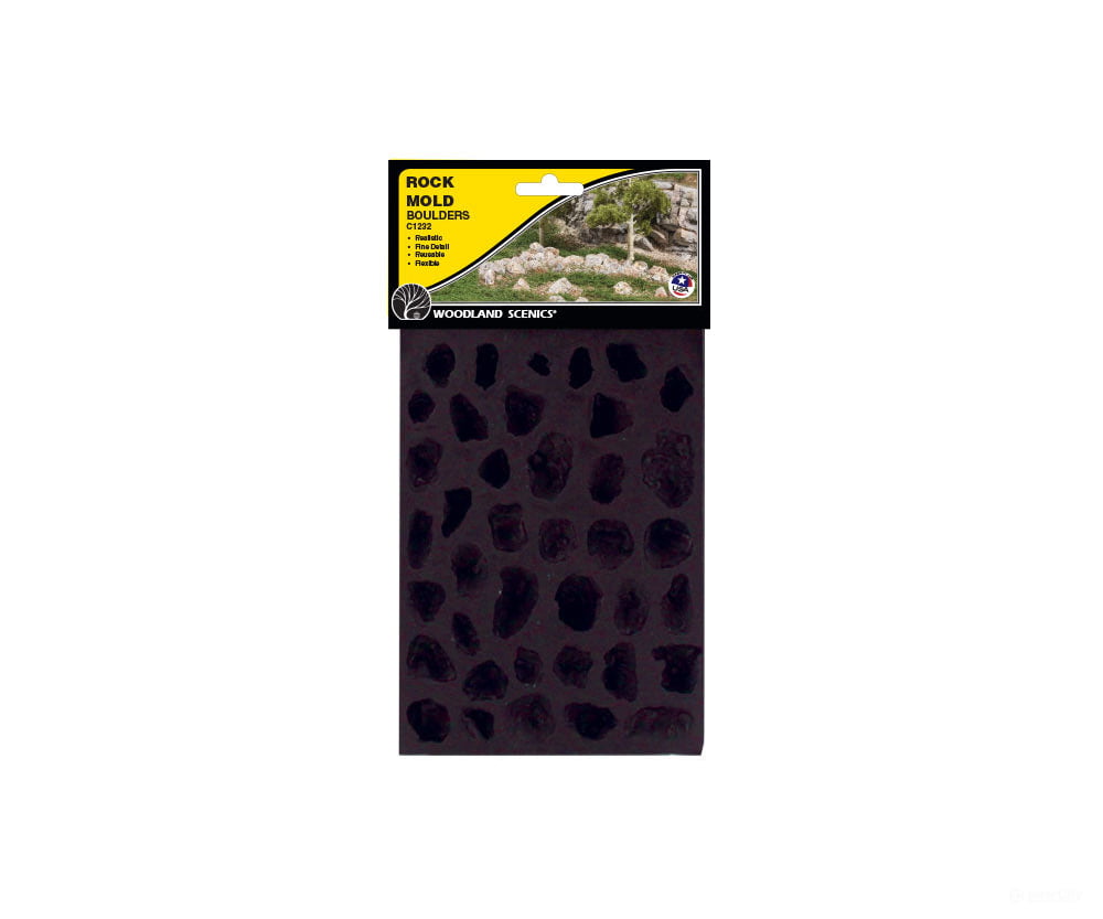 Woodland Scenics 1232 Mold - Boulders (5X7) Rocks & Landforms