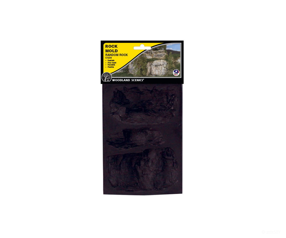 Woodland Scenics 1234 Mold - Random Rock Rocks & Landforms