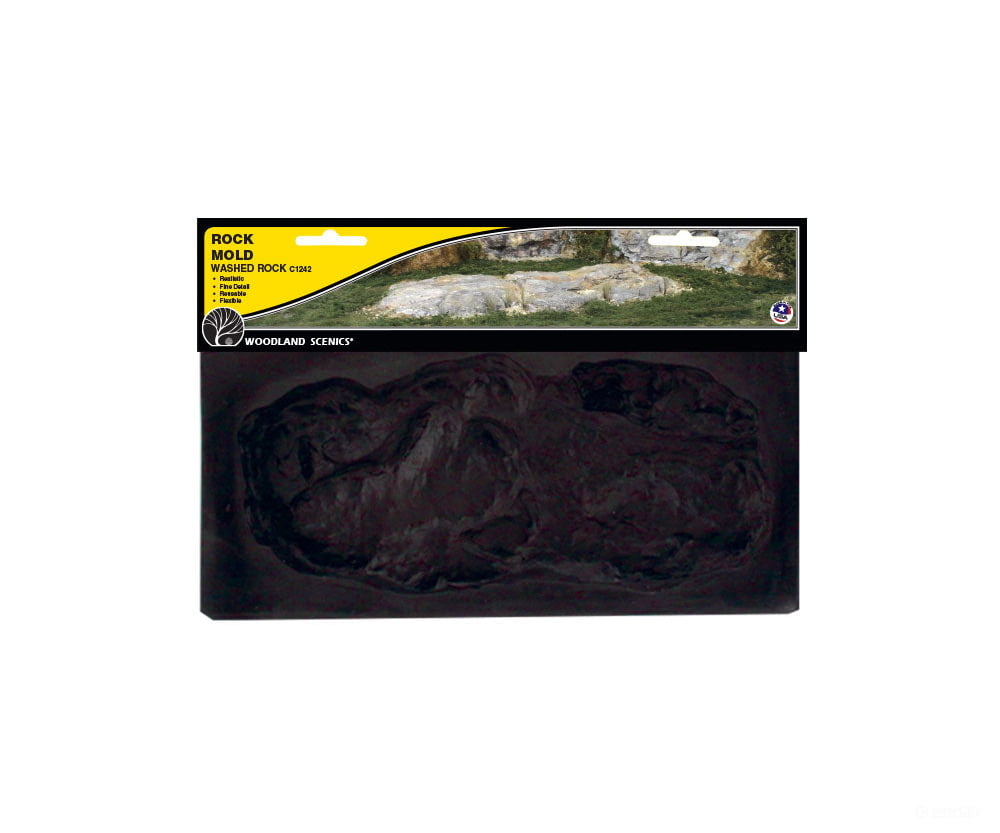 Woodland Scenics 1242 Rock Molds - - Washed Rocks & Landforms