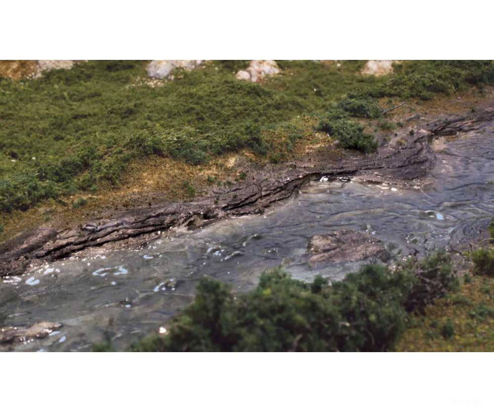 Woodland Scenics 1245 Rock Mold - Creek Bank Rocks & Landforms