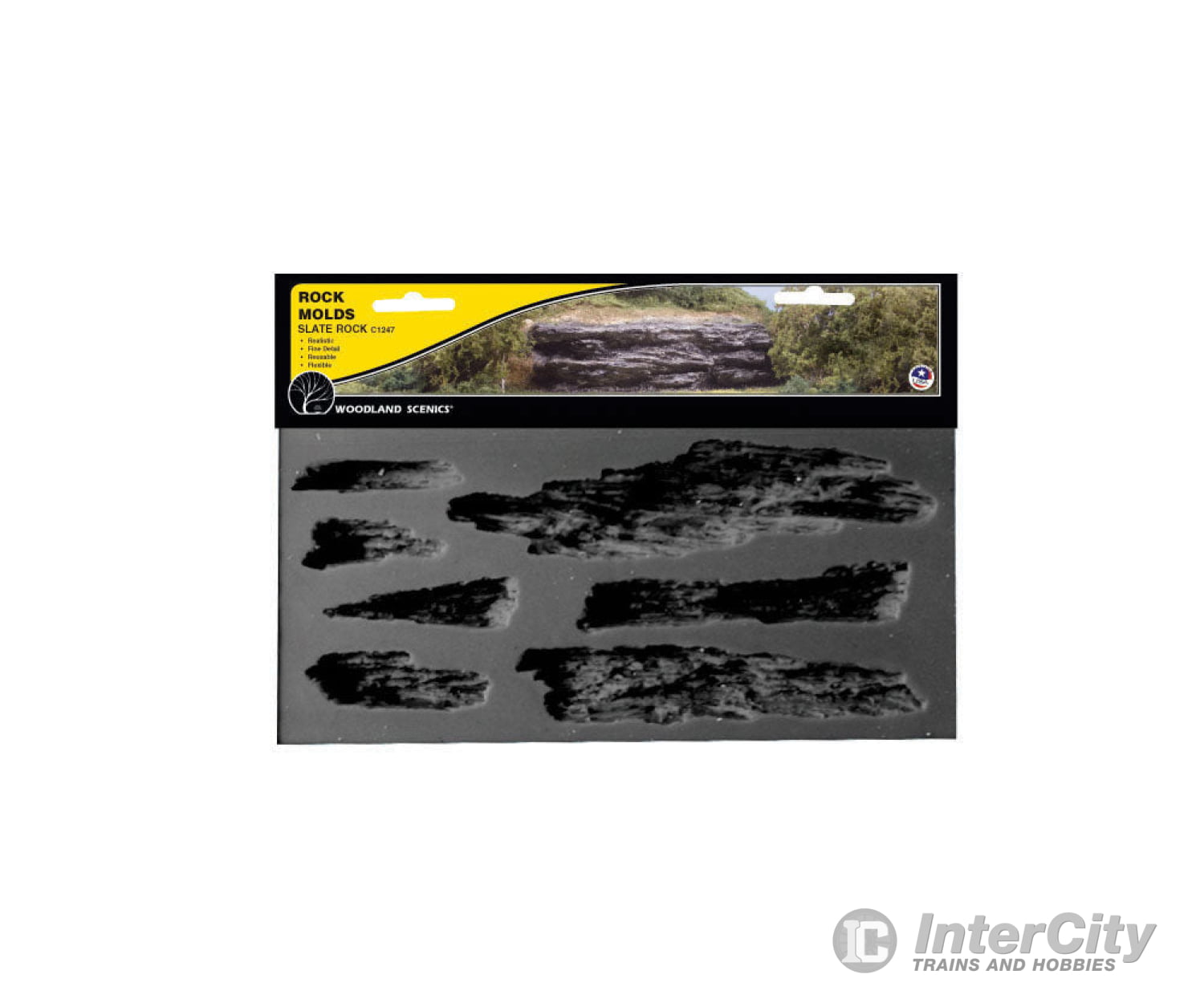 Woodland Scenics 1247 Rock Mold - Shelf Rocks & Landforms