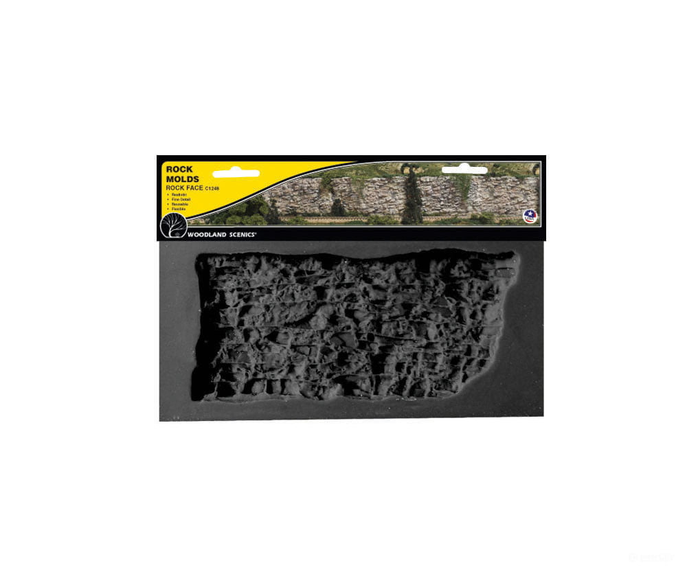 Woodland Scenics 1248 Rock Mold - Face Rocks & Landforms