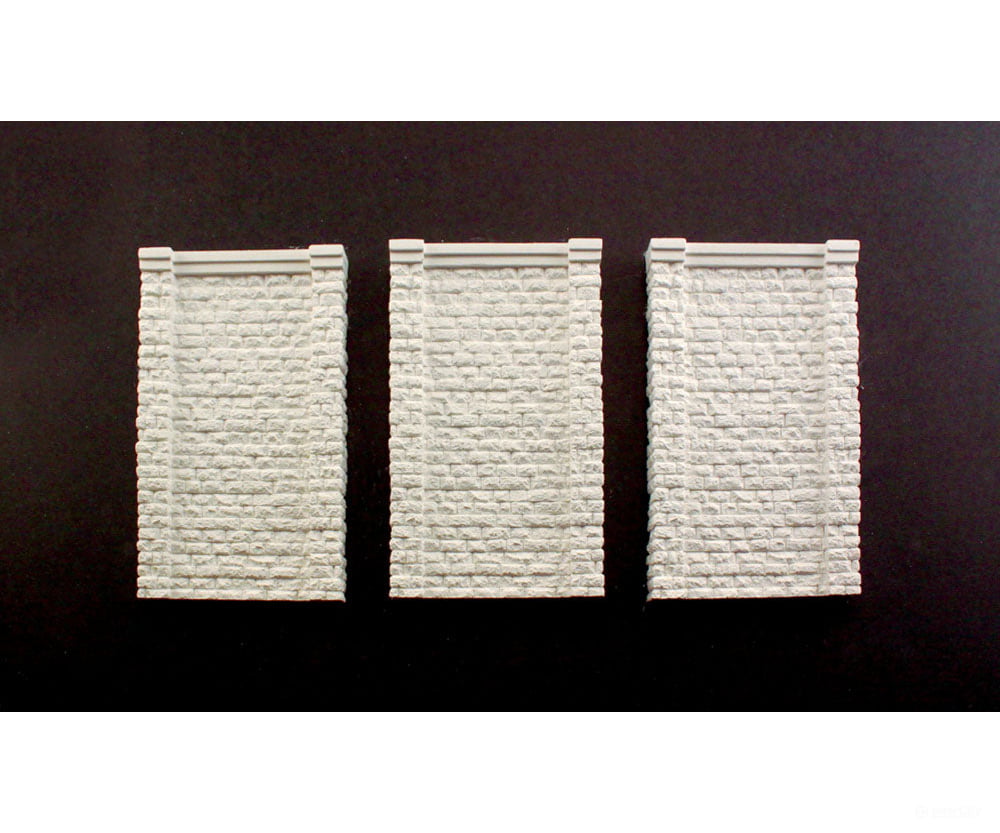 Woodland Scenics 1259 Wall - Cut Stone (Ho) (3/Pk) Tunnels & Bridges