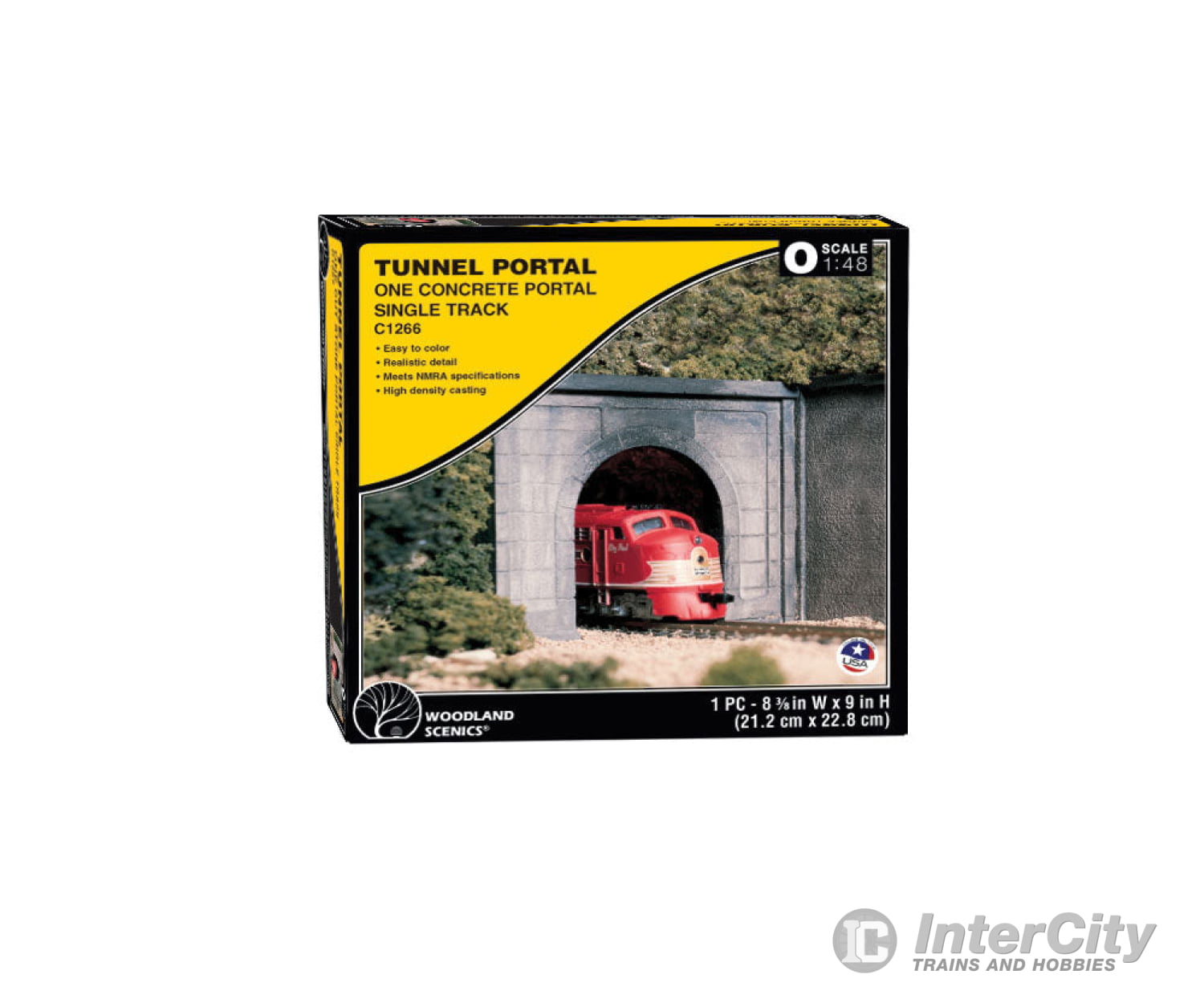 Woodland Scenics 1266 O Tunnel Portal Concrete Tunnels & Bridges