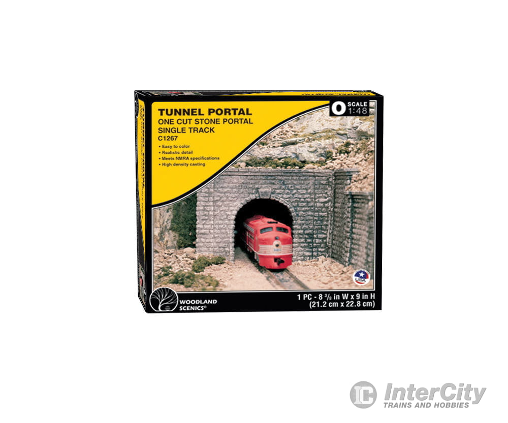 Woodland Scenics 1267 O Tunnel Portal Cut Stone Tunnels & Bridges