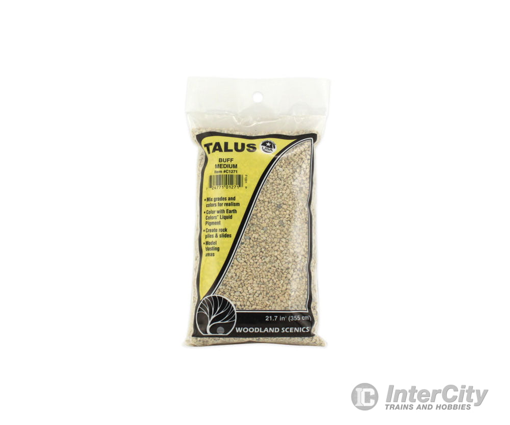 Woodland Scenics 1271 Talus - Medium Buff Rocks & Landforms