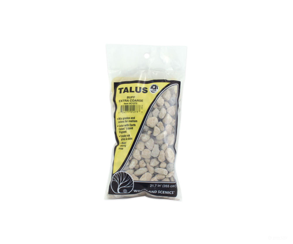 Woodland Scenics 1273 Talus - Extra Coarse Buff Rocks & Landforms