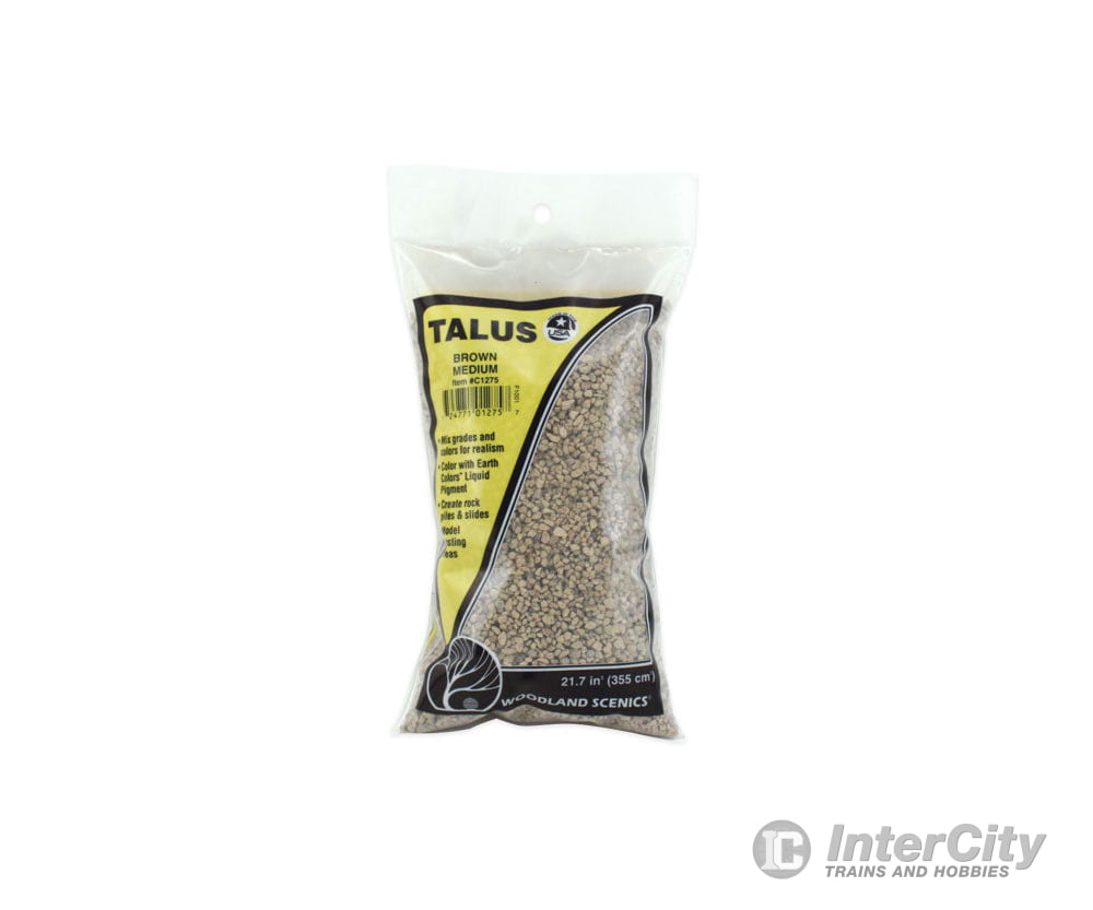 Woodland Scenics 1275 Talus-Medium Brown Rocks & Landforms