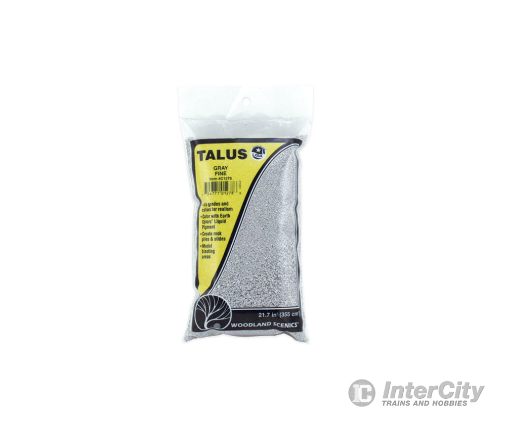 Woodland Scenics 1278 Talus - Fine Grey Rocks & Landforms