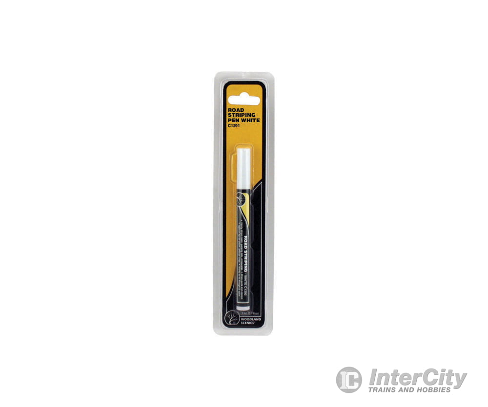 Woodland Scenics 1291 Road Striping Pen - White Paint