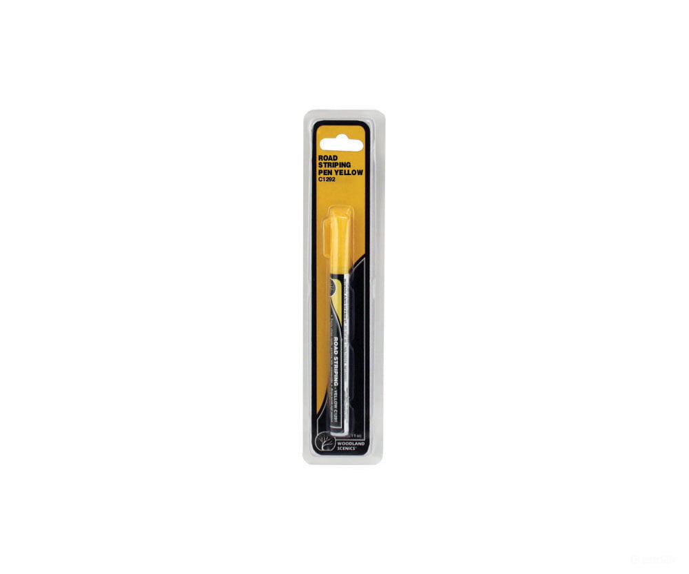 Woodland Scenics 1292 Road Striping Pen - Yellow Paint
