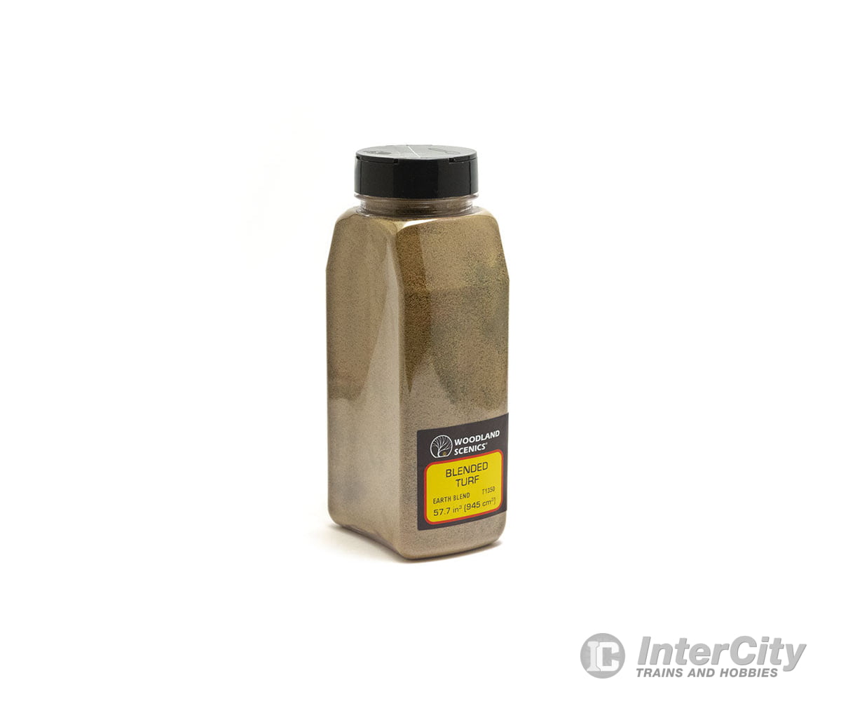 Woodland Scenics 1350 Shaker Turf - Blend Earth (32 Oz) Flock & Turf