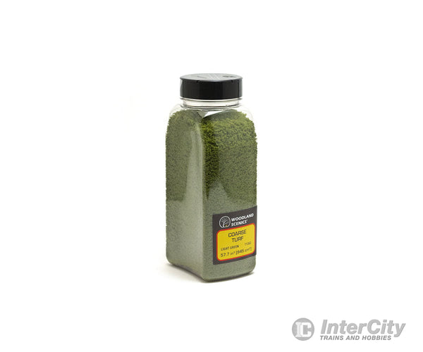 Woodland Scenics 1363 Shaker Turf-Coars Light Green (32 Oz) Flock & Turf
