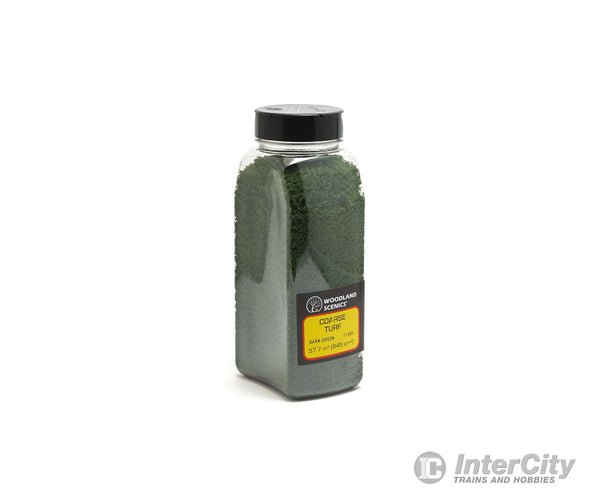 Woodland Scenics 1365 Shaker Turf - Coars Dark Green (32 Oz) Flock & Turf