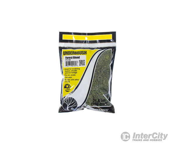 Woodland Scenics 139 Underbrush Clump Foliage - Forest Blend(18’) Trees & Vegetation