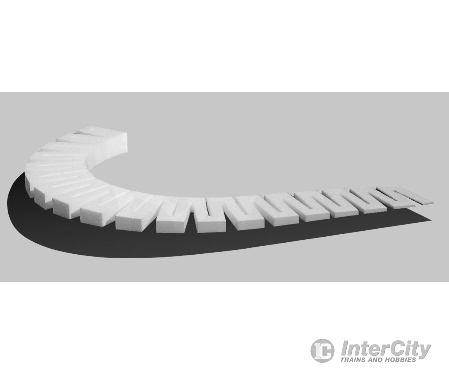 Woodland Scenics 1412 Incline Starter 2% (2’) (8Pc) Landform Building